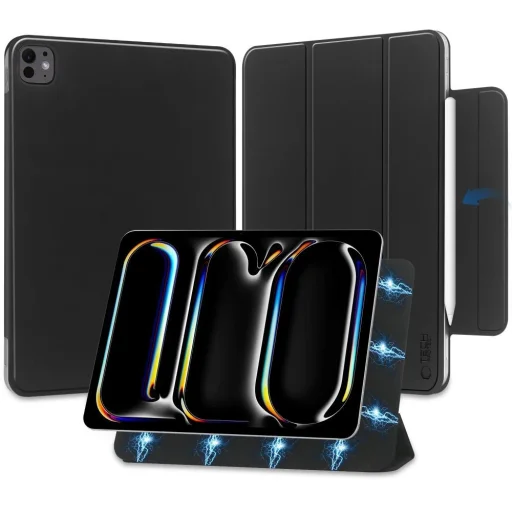 Tech-Protect SmartCase mágneses tok iPad Pro 13" 2024 - fekete - 1