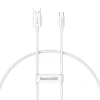 Baseus Superior USB - USB-C kábel, 100W, 0,25m (fehér) thumbnail