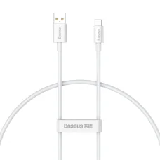 Baseus Superior USB - USB-C kábel, 100W, 0,25m (fehér)