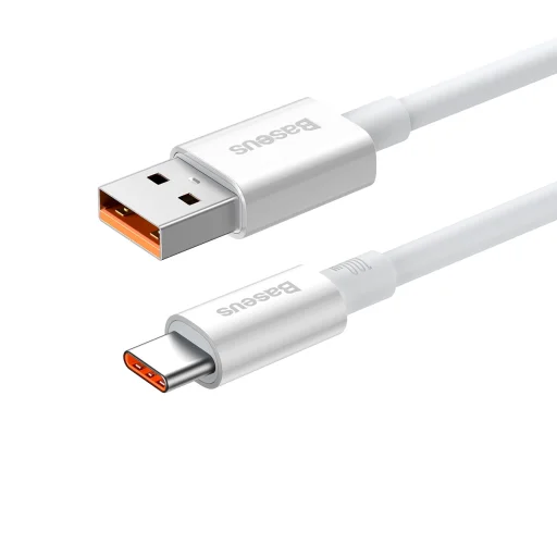 Baseus Superior USB - USB-C kábel, 100W, 0,25m (fehér) - 2