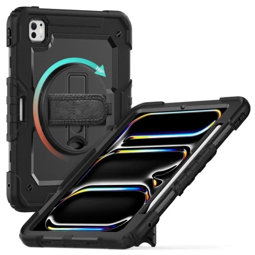 Tech-Protect Solid360 tok iPad Pro 13" 2024 - fekete - 3