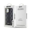 DKNY PU Bőr Kockás Minta Magsafe iPhone 15 tok Fekete thumbnail