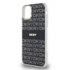 DKNY PC/TPU Repeat Pattern Tonal Stripe Magsafe tok iPhone 11 Black thumbnail
