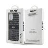 DKNY PC/TPU Repeat Pattern Tonal Stripe Magsafe tok iPhone 11 Black thumbnail