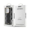 DKNY PU bőr kockás minta Magsafe tok iPhone 15 Pro Max fekete thumbnail