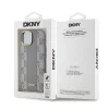 DKNY PU bőr sakktábla mintás Magsafe tok iPhone 15-hez bézs thumbnail