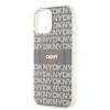 DKNY PC/TPU Repeat Pattern Tonal Stripe Magsafe tok iPhone 14-hez Bézs - 4