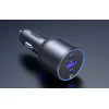 Ugreen EC703 autós töltő, USB + 2x USB-C, 75W (fekete) thumbnail