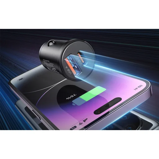 Mcdodo CC-2320, USB-C + USB-A, 30W, autós töltő - 8