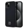 DKNY PU bőr Stack Logo Magsafe iPhone 15 tok fekete thumbnail