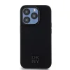 DKNY PU Bőr Stack Logo Magsafe iPhone 15 Pro tok Fekete - 2