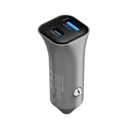 Autós töltő 38W Ricomm RA381 1xUSB-A, 1xUSB-C - 3