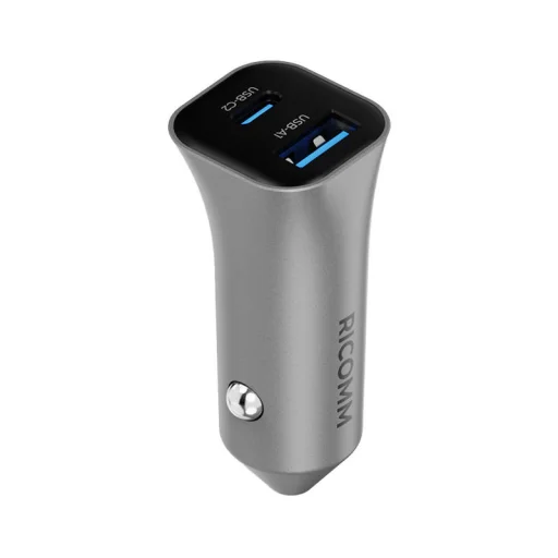 Autós töltő 38W Ricomm RA381 1xUSB-A, 1xUSB-C - 1
