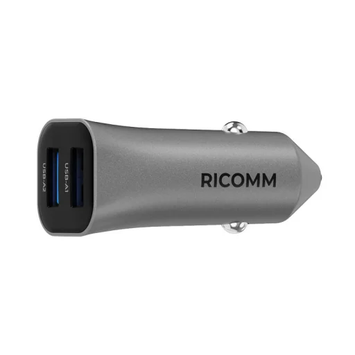 Ricomm RA241 2xUSB-A autós töltő - 4