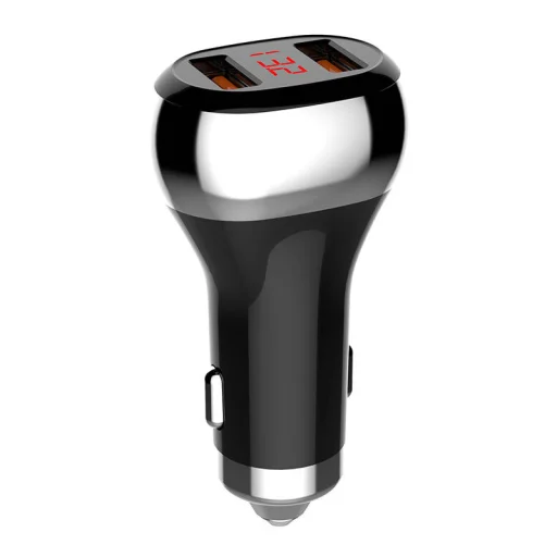 LDNIO C2 2USB autós töltő + Lightning kábel - 2