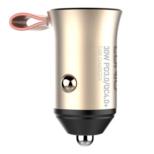 LDNIO C509Q USB, USB-C 30W Autós töltő + USB-C kábel - 3