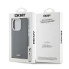 DKNY Liquid Silicone Silver Metal Logo MagSafe tok iPhone 15 Pro Grey thumbnail