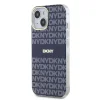  iPhone 13 Blue DKNY PC/TPU Repeat Pattern Tonal Stripe Magsafe tok thumbnail
