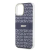  iPhone 13 Blue DKNY PC/TPU Repeat Pattern Tonal Stripe Magsafe tok thumbnail