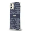 DKNY PC/TPU Repeat Pattern Tonal Stripe Magsafe tok iPhone 11 Blue thumbnail