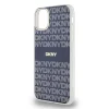 DKNY PC/TPU Repeat Pattern Tonal Stripe Magsafe tok iPhone 11 Blue thumbnail