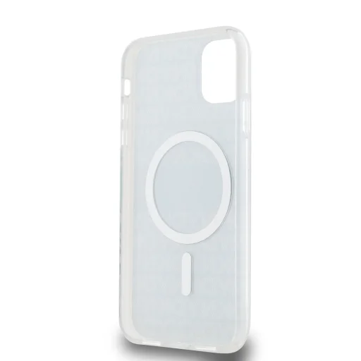 DKNY PC/TPU Repeat Pattern Tonal Stripe Magsafe tok iPhone 11 Blue - 5