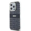 DKNY PC/TPU Repeat Pattern Tonal Stripe Magsafe tok iPhone 13 Pro Black thumbnail