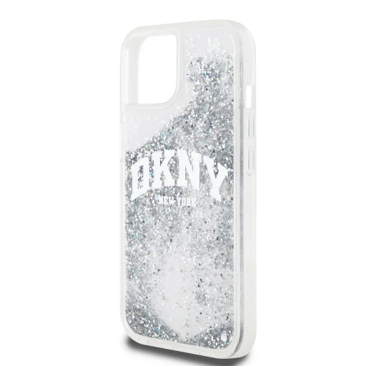  iPhone 15 Liquid Glitter Arch Logo DKNY tok - 4