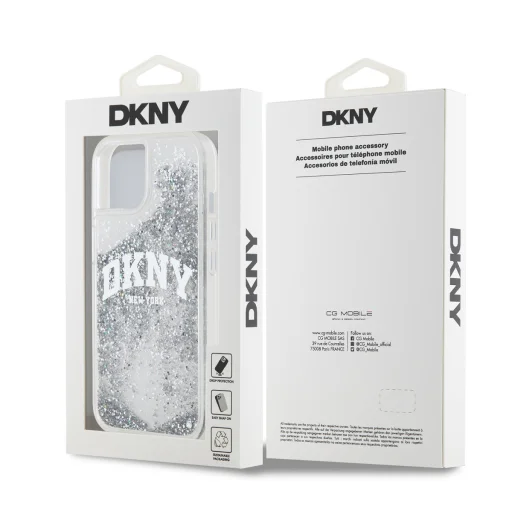  iPhone 15 Liquid Glitter Arch Logo DKNY tok - 6