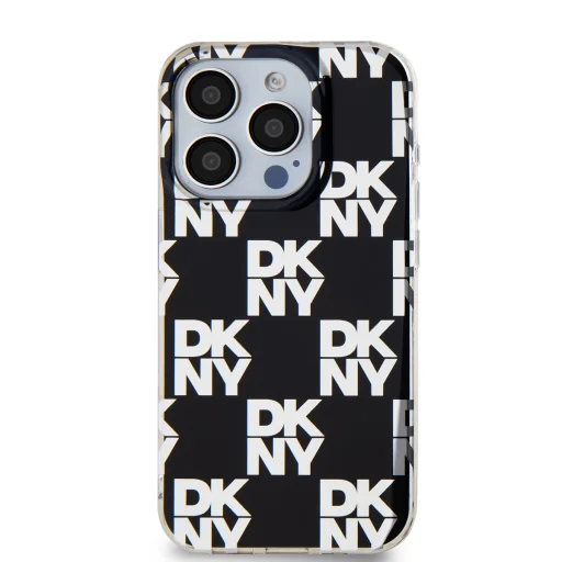 DKNY PC/TPU Kockás Minta tok iPhone 14 Pro Max Fekete - 2