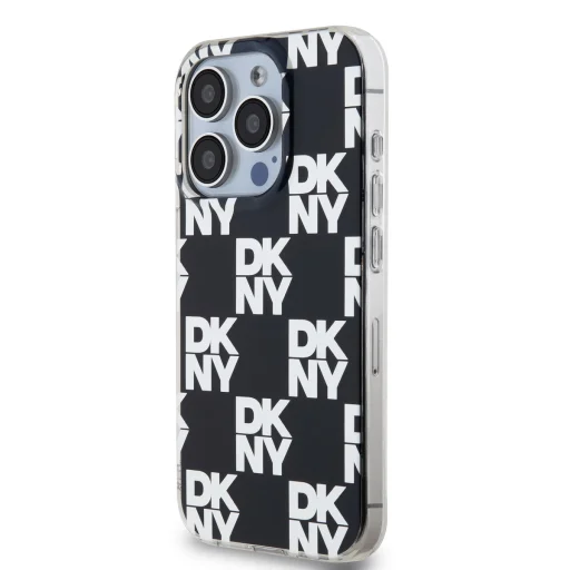 DKNY PC/TPU Kockás Minta tok iPhone 14 Pro Max Fekete - 3