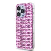 DKNY PC/TPU Repeat Pattern Pink tok iPhone 15 Pro-hoz thumbnail
