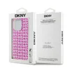 DKNY PC/TPU Repeat Pattern Pink tok iPhone 15 Pro-hoz thumbnail