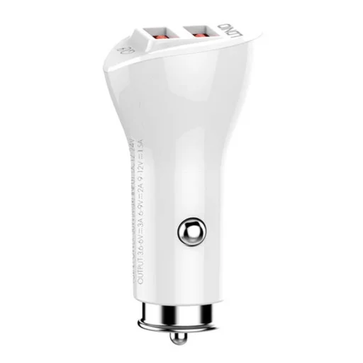 LDNIO C511Q 2USB autós töltő + USB-C kábel - 3