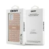 DKNY PC/TPU Ismétlődő Minta Tonális Csík Magsafe tok iPhone 11 Pink thumbnail
