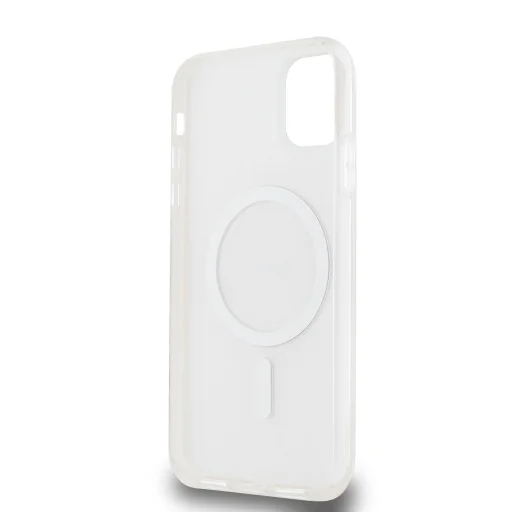 DKNY PC/TPU Ismétlődő Minta Tonális Csík Magsafe tok iPhone 11 Pink - 5