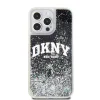  iPhone 13 Pro fekete DKNY Liquid Glitter Arch Logo tok thumbnail