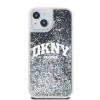 DKNY Liquid Glitter Arch Logo iPhone 11 tok Fekete - 2