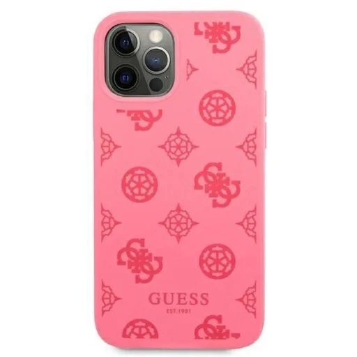 Guess GUHCP12LLSPEFU iPhone 12 Pro Max 6.7" fukszia/fukszia tok Peony Collection - 3