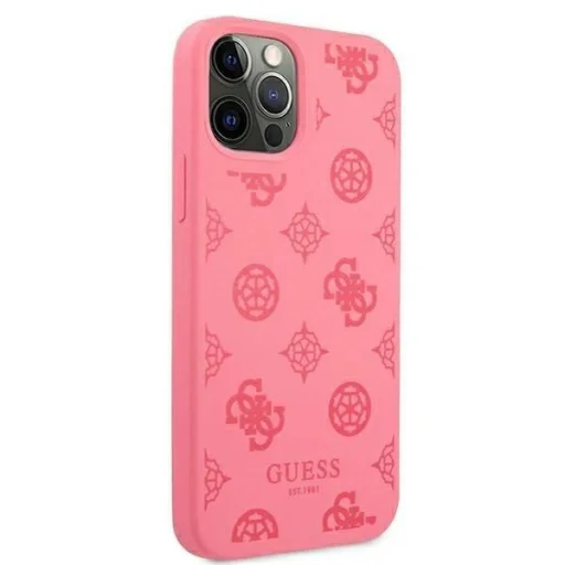 Guess GUHCP12LLSPEFU iPhone 12 Pro Max 6.7" fukszia/fukszia tok Peony Collection - 4