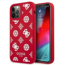 Guess GUHCP12LLSPEWRE iPhone 12 Pro Max 6.7" piros/piros kemény tok Peony Kollekció,