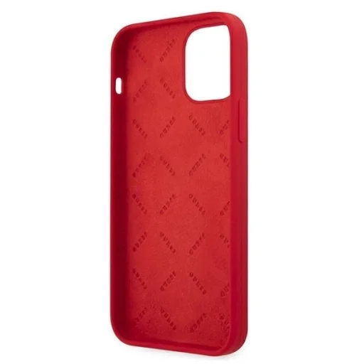 Guess GUHCP12LLSPEWRE iPhone 12 Pro Max 6.7" piros/piros kemény tok Peony Kollekció, - 7