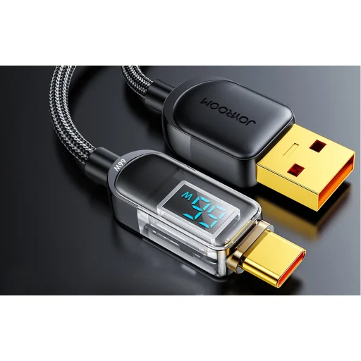 Cable USB-A Type-C 1.2m Joyroom S-AC066A4 (fekete) - 2