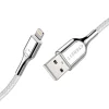Cygnett Armoured 2.4A 12W 0.1m Lightning USB kábel (fehér) thumbnail