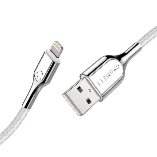 Cygnett Armoured 2.4A 12W 0.1m Lightning USB kábel (fehér) - 2