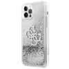 Guess GUHCP12LLG4GSI iPhone 12 Pro Max 6.7" ezüst/ezüst kemény tok 4G Big Liquid Glitter tok - 2
