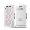  iPhone 15 Pink DKNY Liquid Glitter Checkered Pattern tok thumbnail