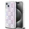  iPhone 15 Pink DKNY Liquid Glitter Checkered Pattern tok thumbnail
