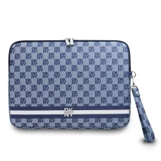  Laptop Sleeve 13/14" Kék DKNY PU Bőr Kockás Mintás és Csíkos