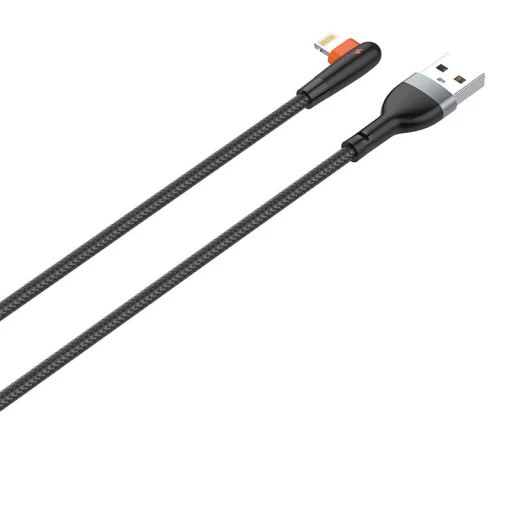 USB Lightning kábel LDNIO LS562, 2.4A, 2m (fekete) - 2